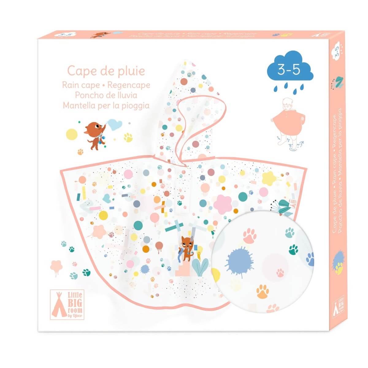 Cape de pluie Chat Djeco