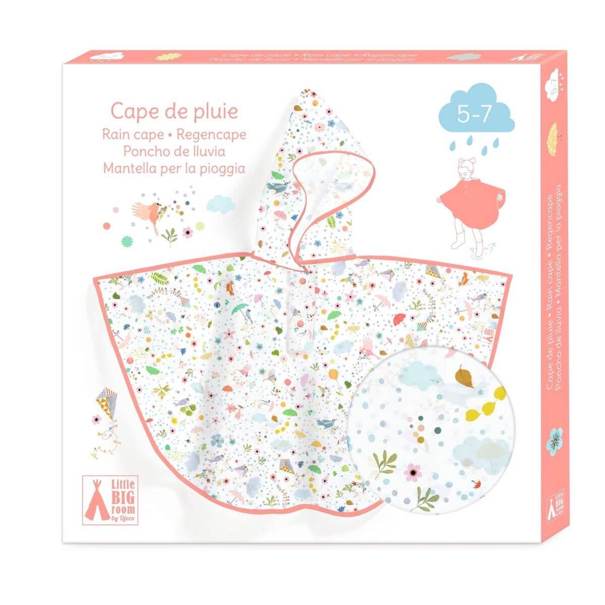 Cape de pluie légèreté Djeco