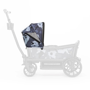 Capot solaire Veer camouflage bleu