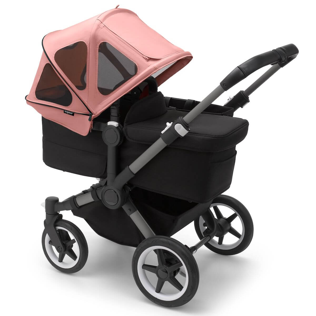 Capote à fenêtres bugaboo DONKEY BREEZY Morning Pink​