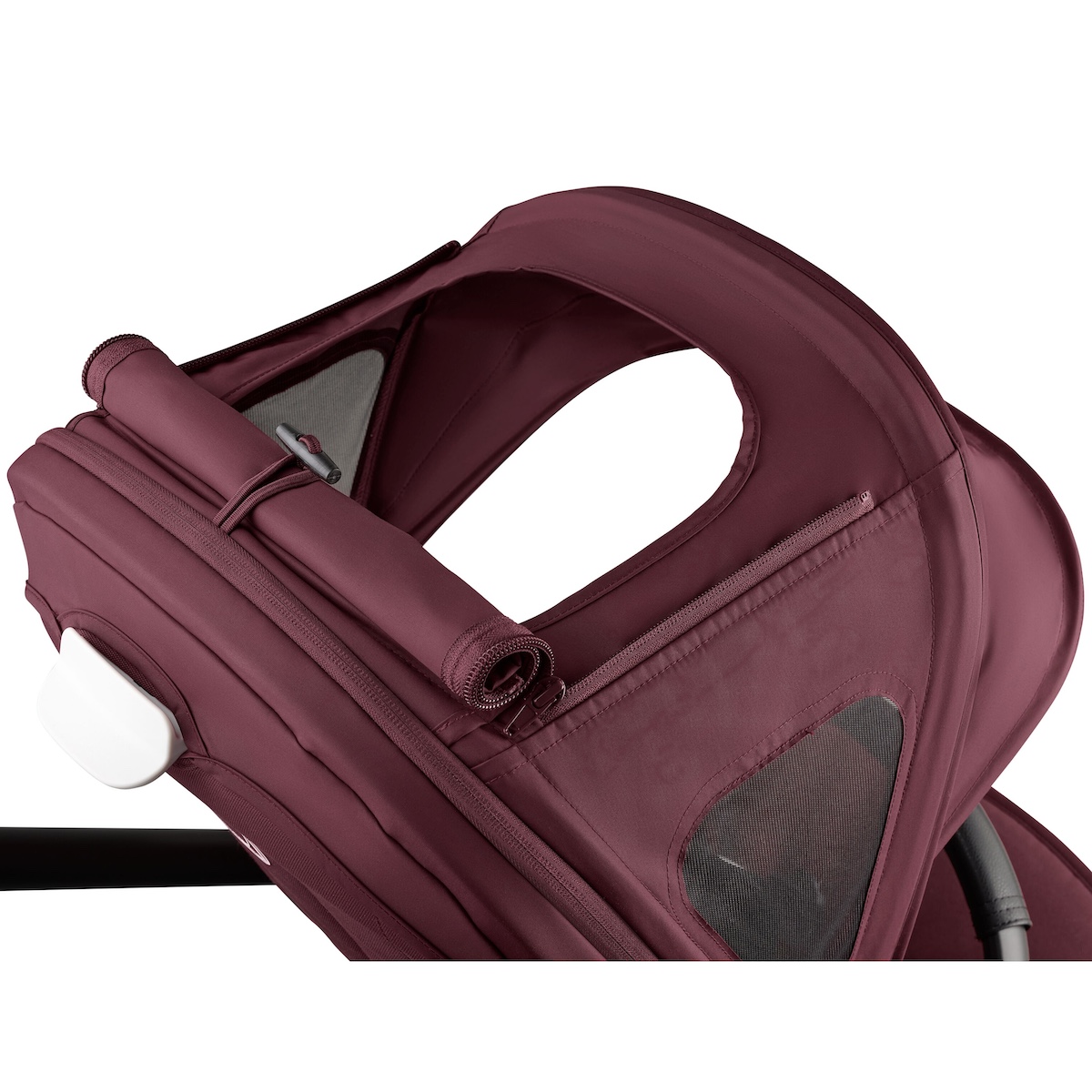 Capote à fenêtres Bugaboo Dragonfly rouge cerise