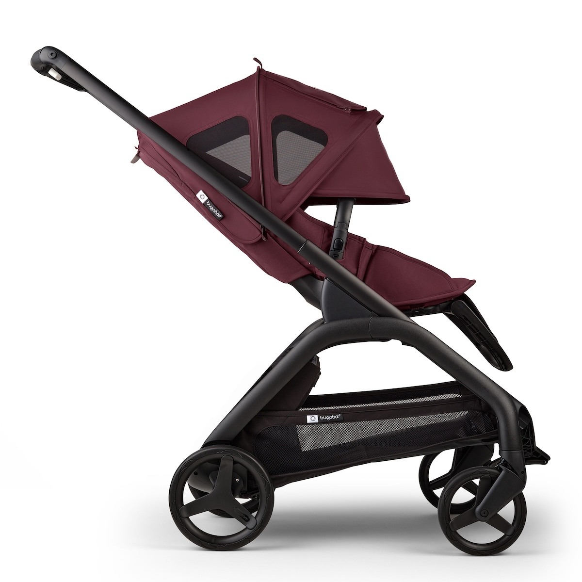Capote à fenêtres Bugaboo Dragonfly rouge cerise