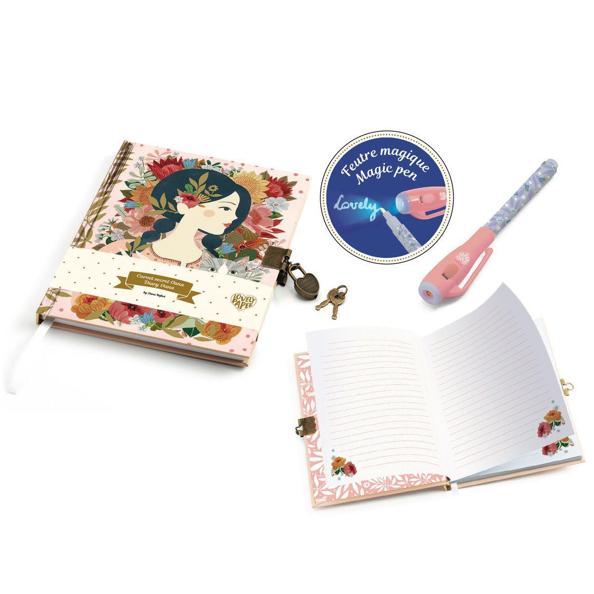 Carnets secrets OANA - FEUTRE MAGIQUE Djeco