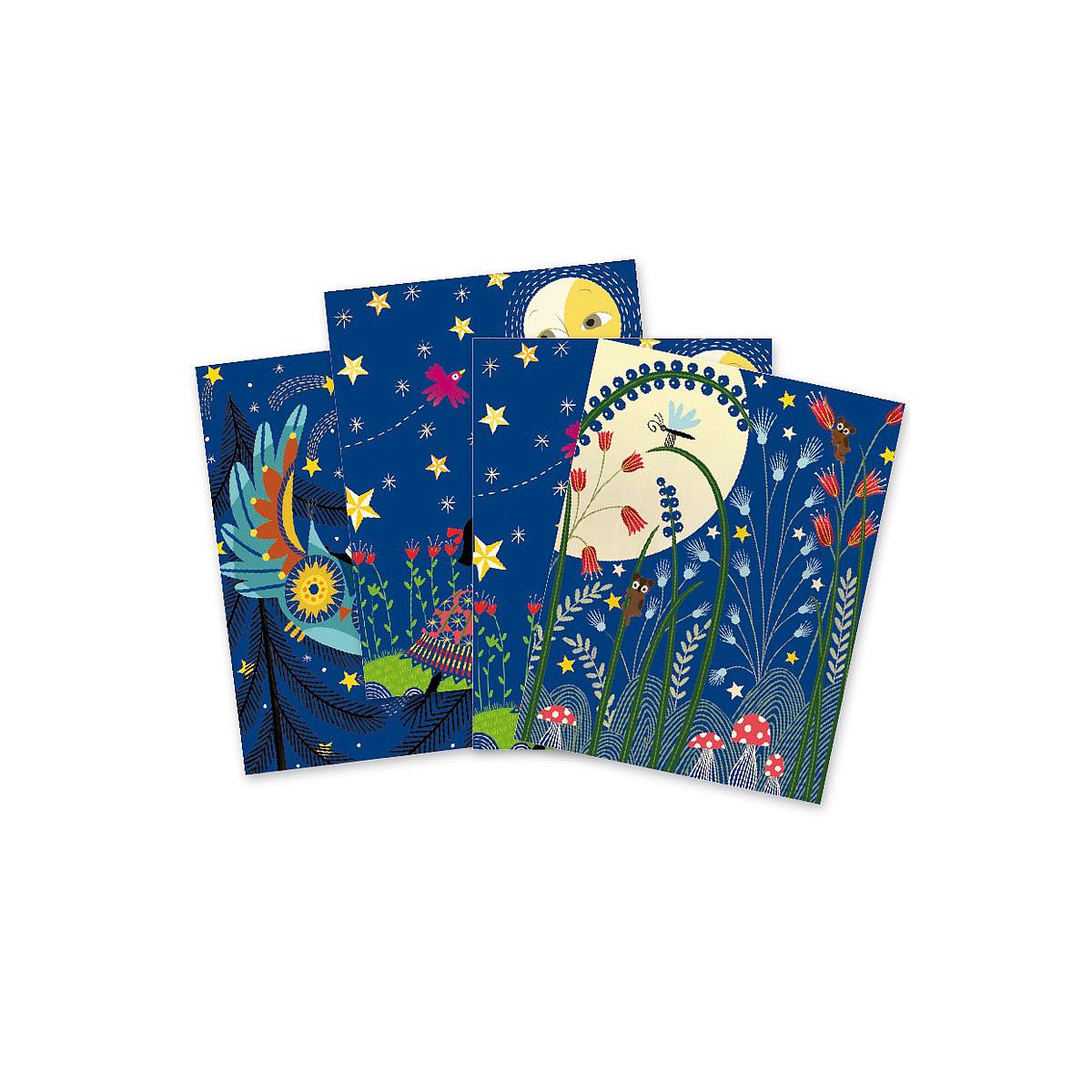 Cartes à gratter 7-13Y PLEINE LUNE Djeco 