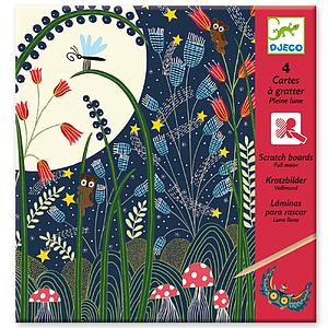 Cartes à gratter 7-13Y PLEINE LUNE Djeco 