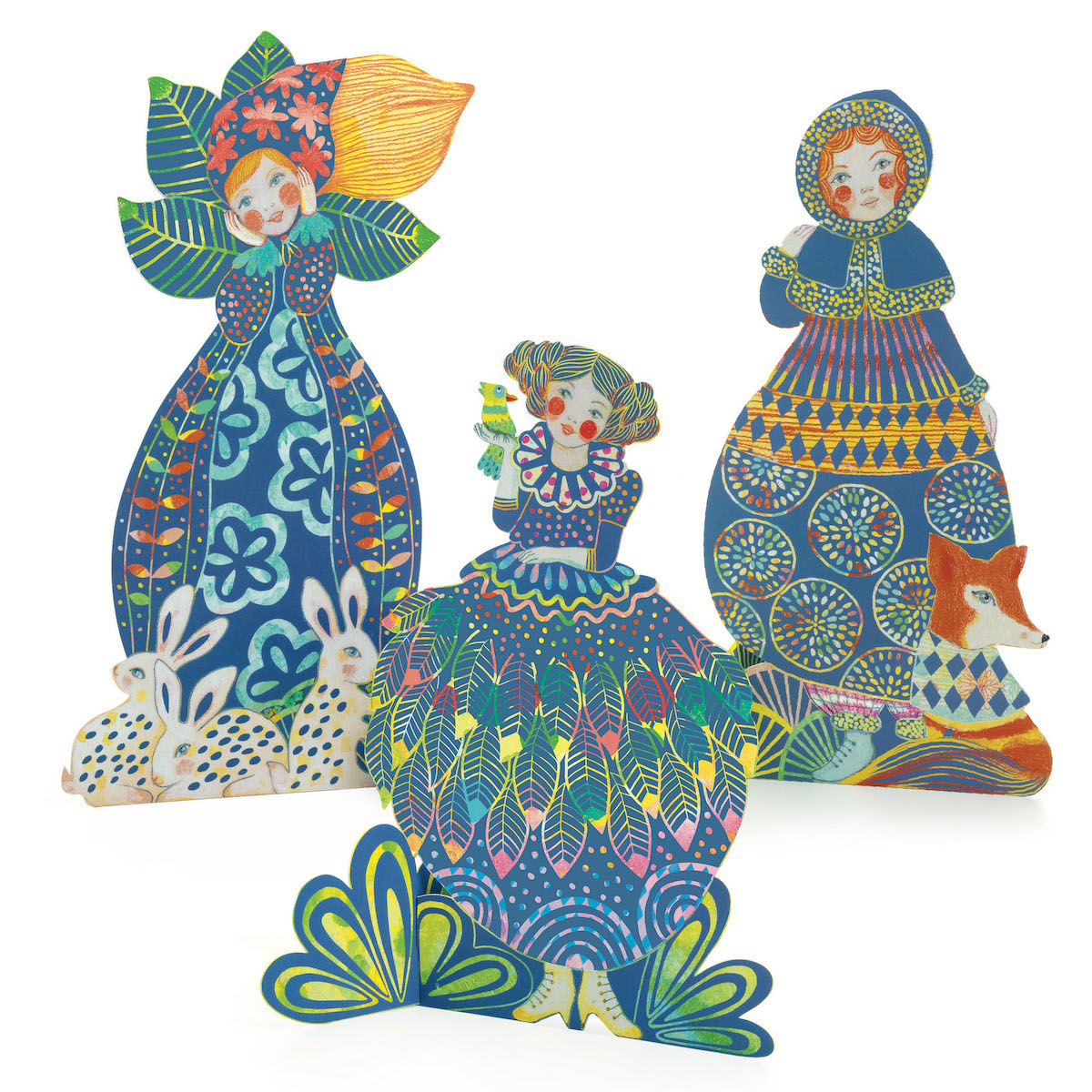 Cartes à gratter Jolies robes LES PETITS CADEAUX Djeco