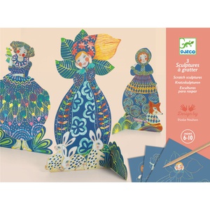 Cartes à gratter Jolies robes LES PETITS CADEAUX Djeco
