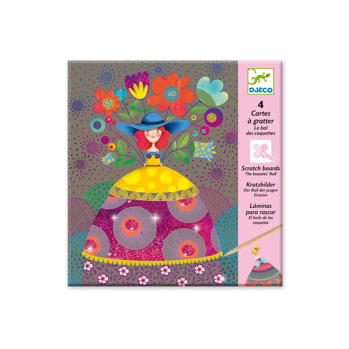 Cartes à gratter LE BAL DES COQUETTES Djeco
