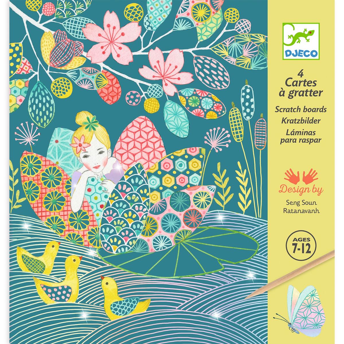 Cartes à gratter L'ÉTANG Djeco