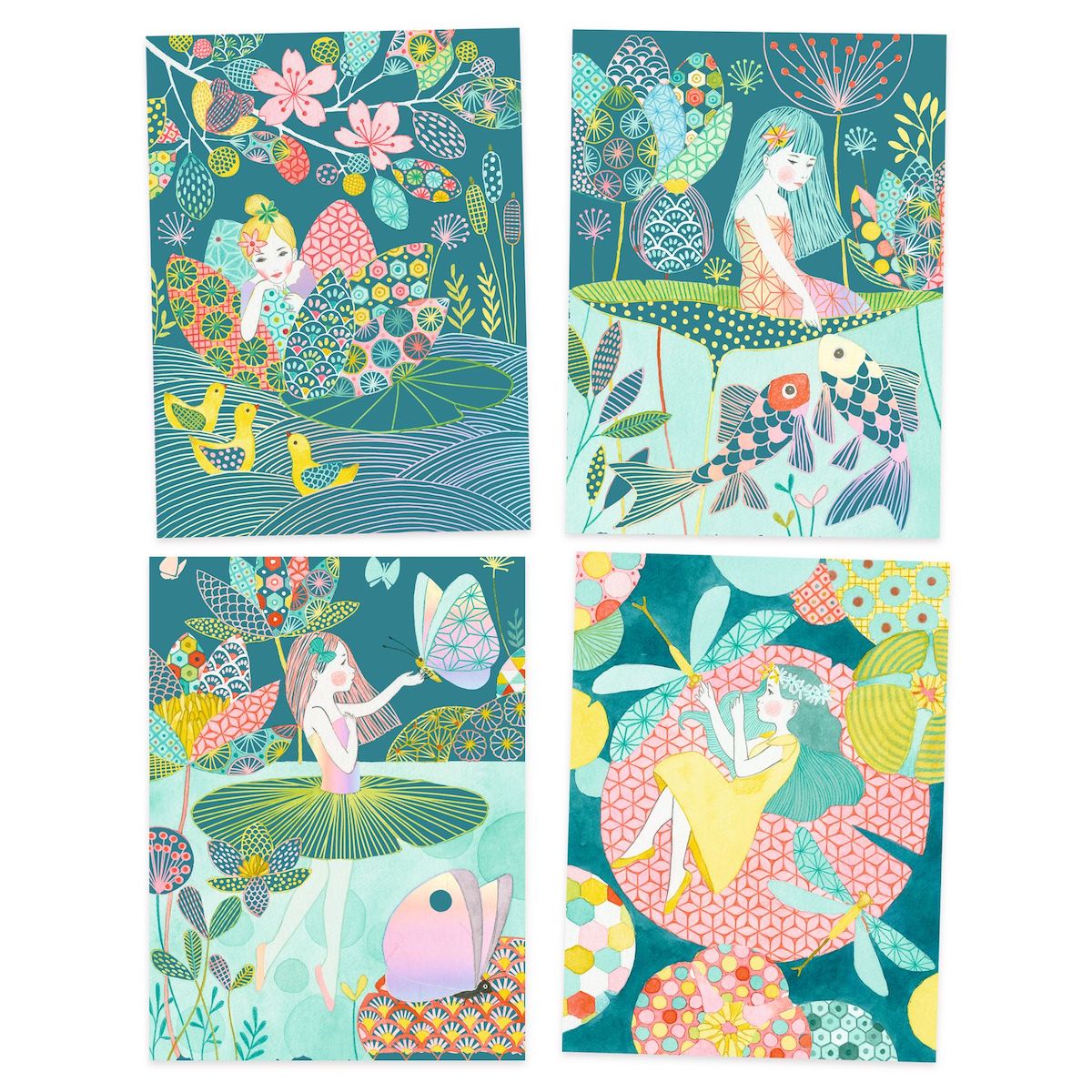 Cartes à gratter L'ÉTANG Djeco