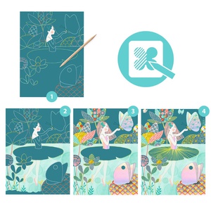Cartes à gratter L'ÉTANG Djeco