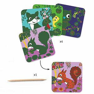 Cartes à gratter PETITES BÊTES Djeco