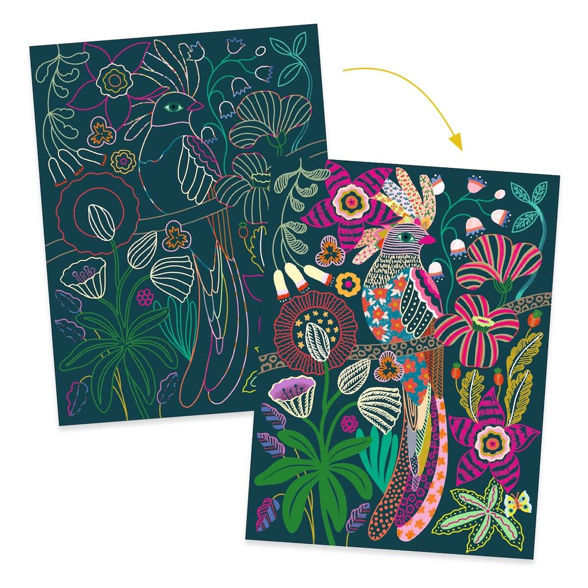 Cartes à gratter Rococo Djeco