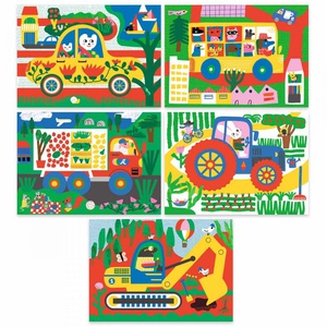 Cartes à gratter Véhicules à découvrir Djeco