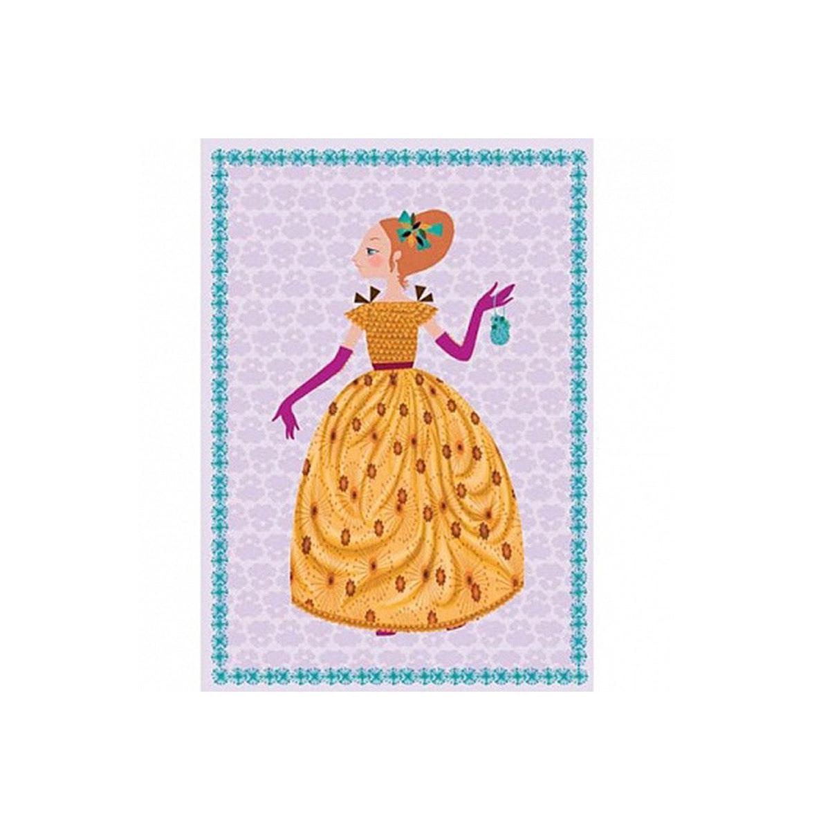 Cartes invitations DES PRINCESSES Djeco