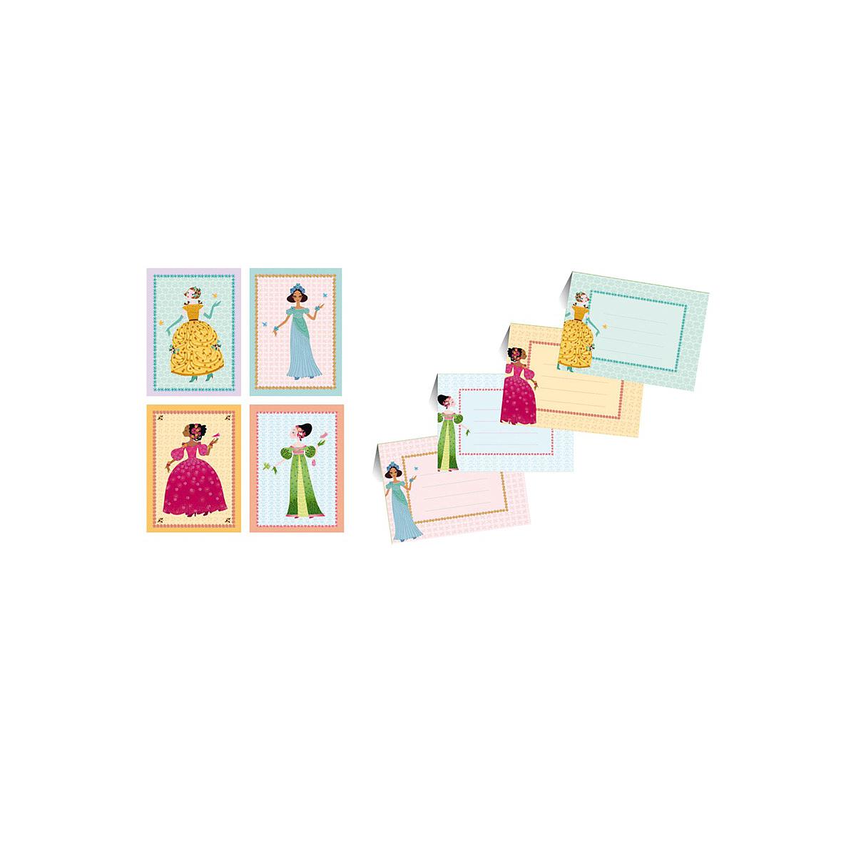 Cartes invitations DES PRINCESSES Djeco