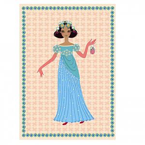 Cartes invitations DES PRINCESSES Djeco