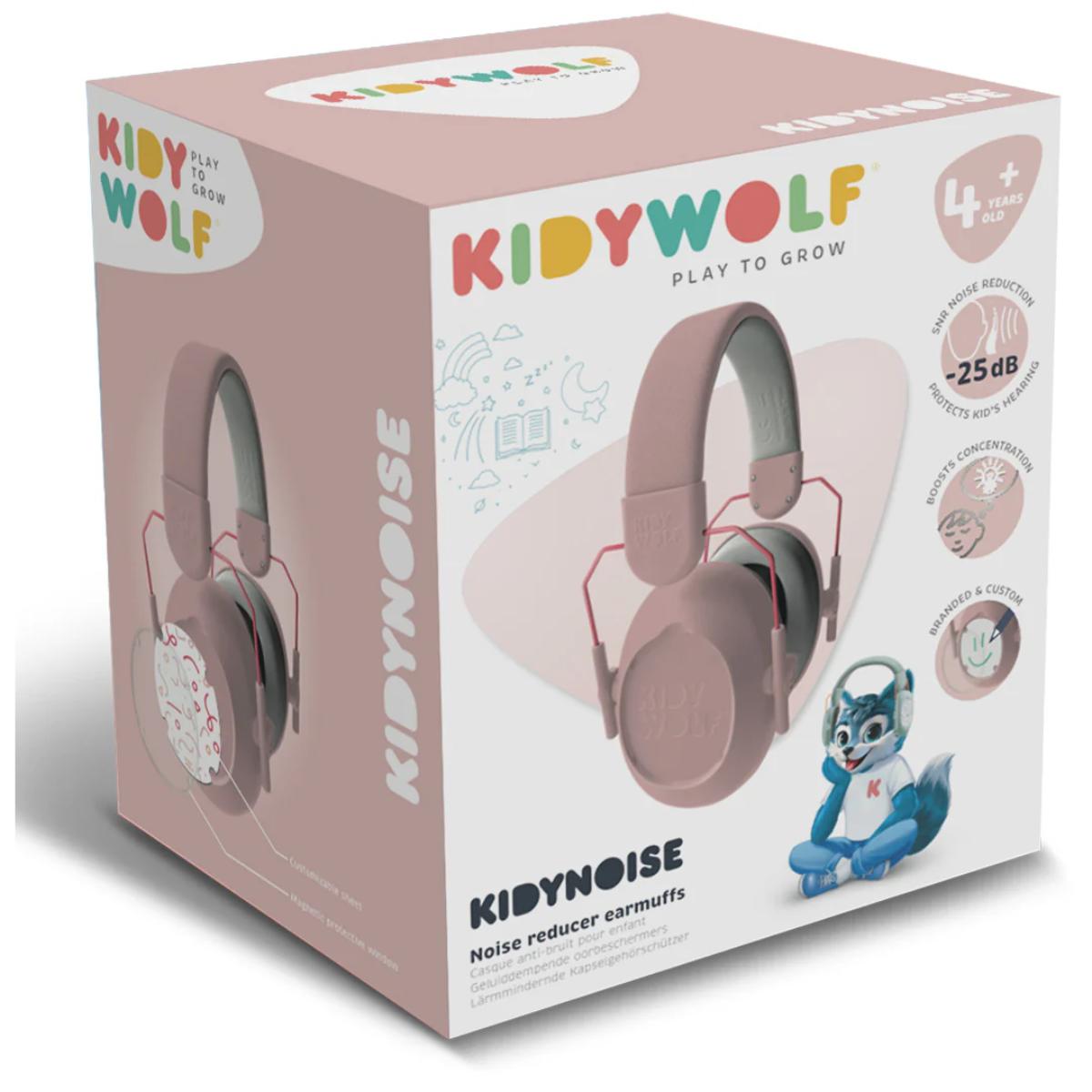 Casque anti bruit KIDYNOISE Kidywolf pink