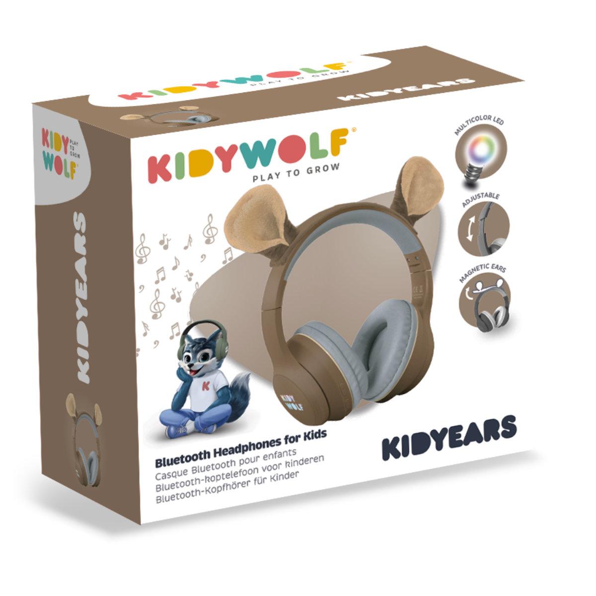 Casques audio pour enfants KIDYEARS Kidywolf Bear