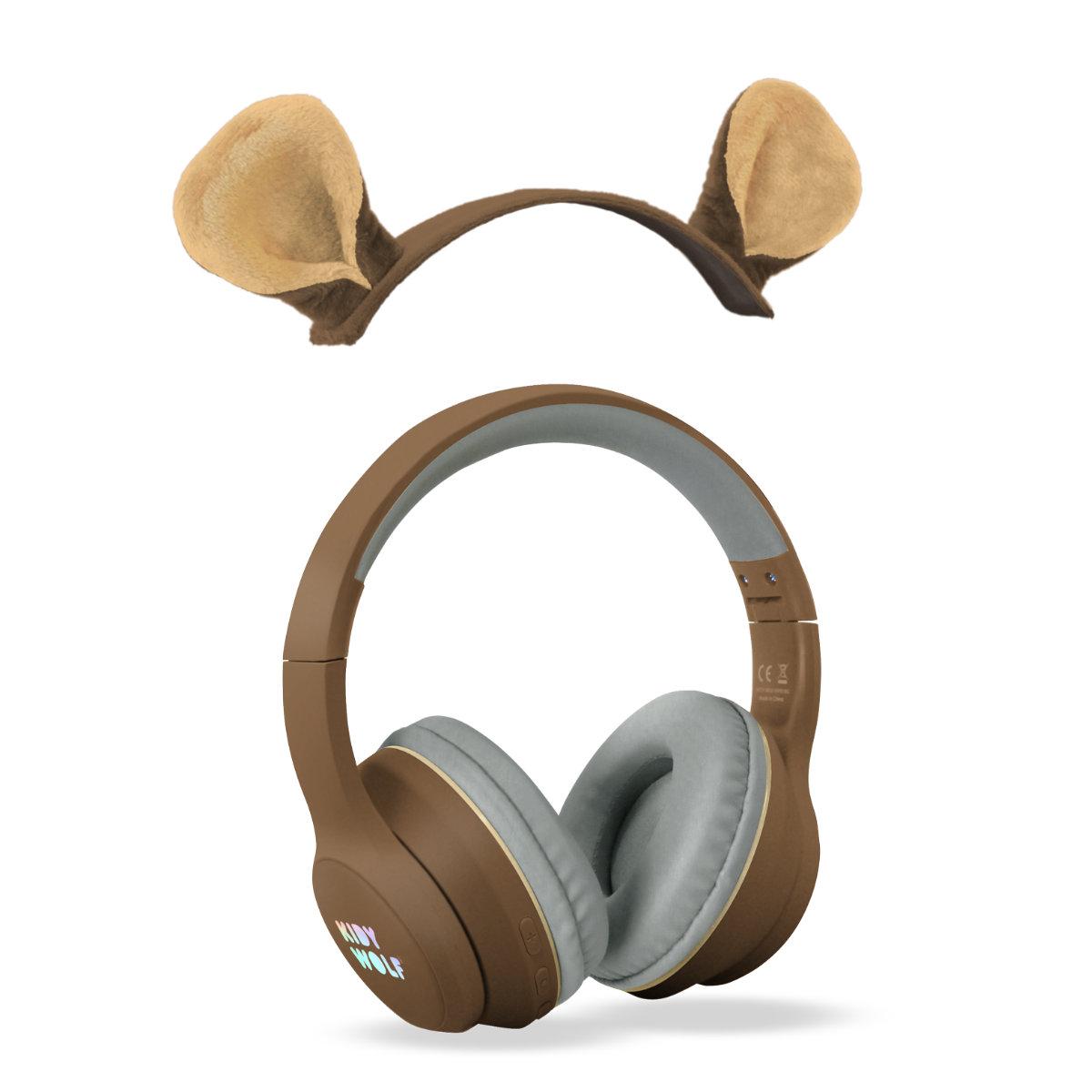 Casques audio pour enfants KIDYEARS Kidywolf Bear