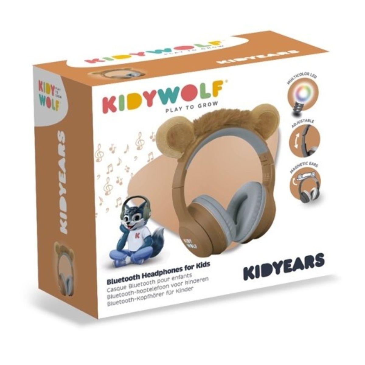 Casques audio pour enfants KIDYEARS Kidywolf Lion