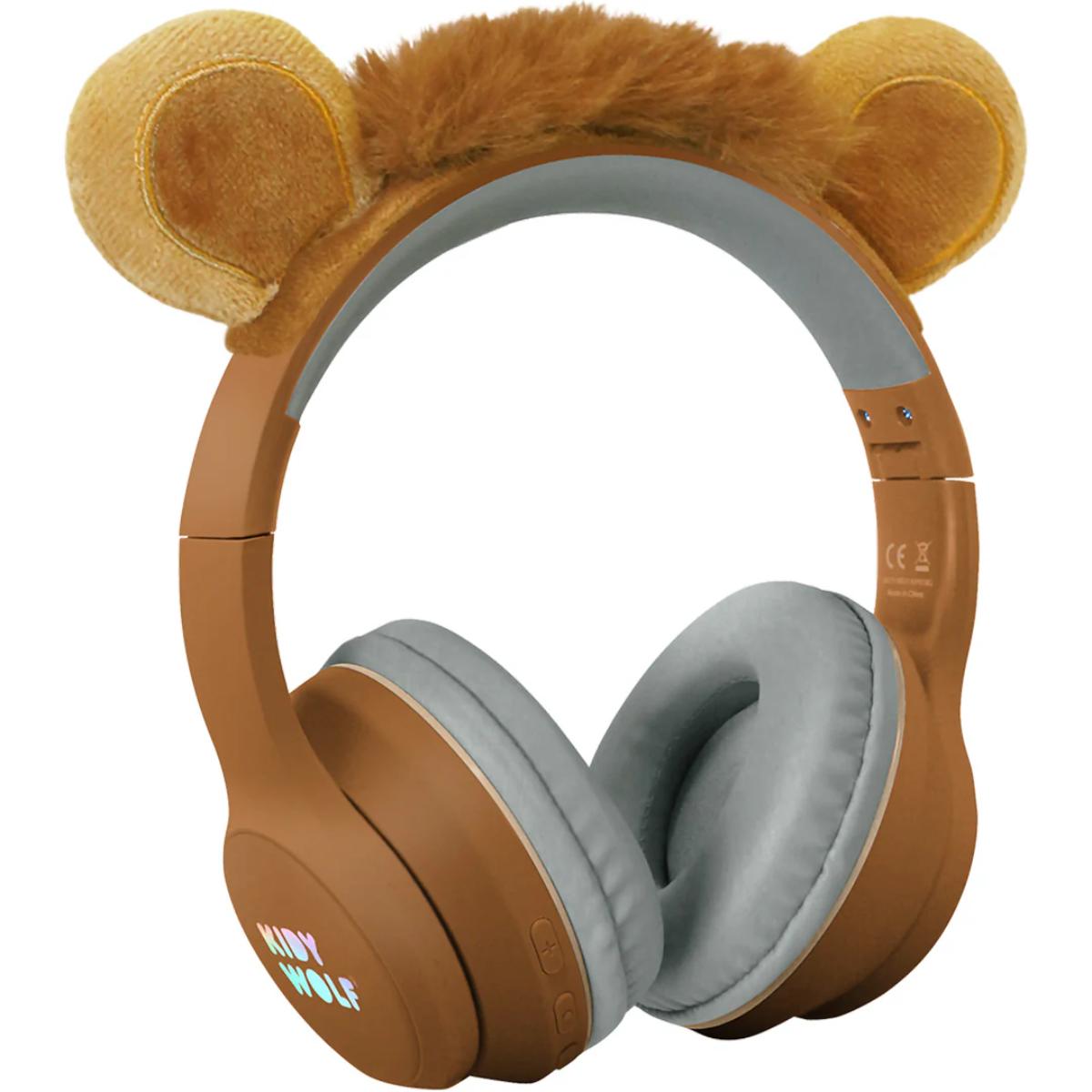Casques audio pour enfants KIDYEARS Kidywolf Lion