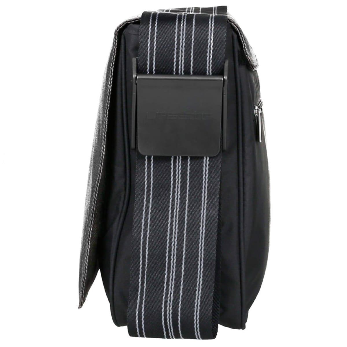 CASUAL PATCHWORK by Laessig Sac à langer Messenger bag Noir HCLA