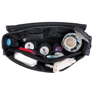 CASUAL PATCHWORK by Laessig Sac à langer Messenger bag Noir HCLA