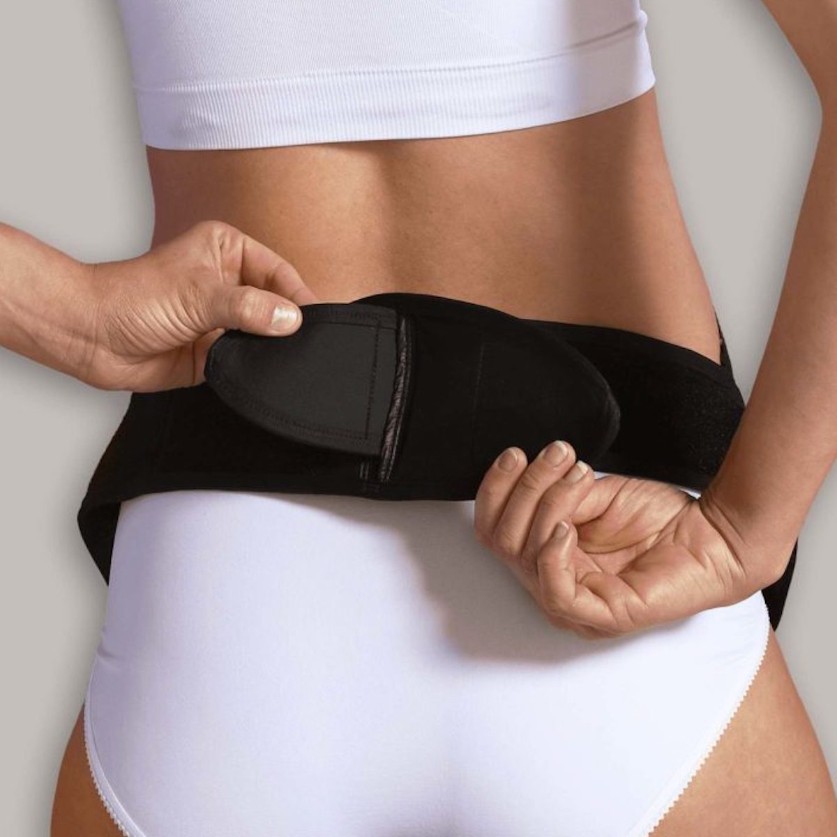 Ceinture Ventrale Maternite Ajustable S/M Carriwell Noir