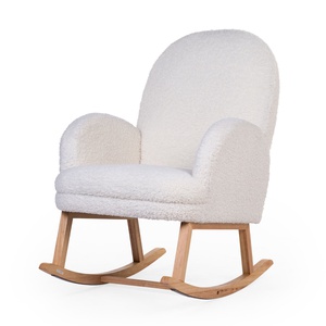 Chaise à bascule enfant Childhome Teddy Blanco