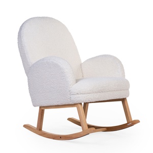 Chaise à bascule enfant Childhome Teddy Blanco