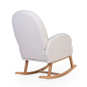 Chaise à bascule enfant Childhome Teddy Blanco