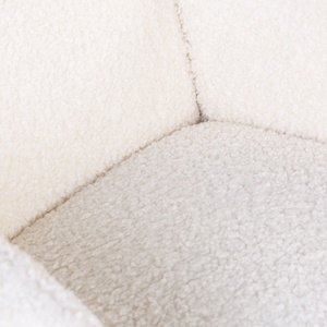 Chaise à bascule enfant Childhome Teddy Blanco