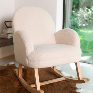 Chaise à bascule enfant Childhome Teddy Blanco