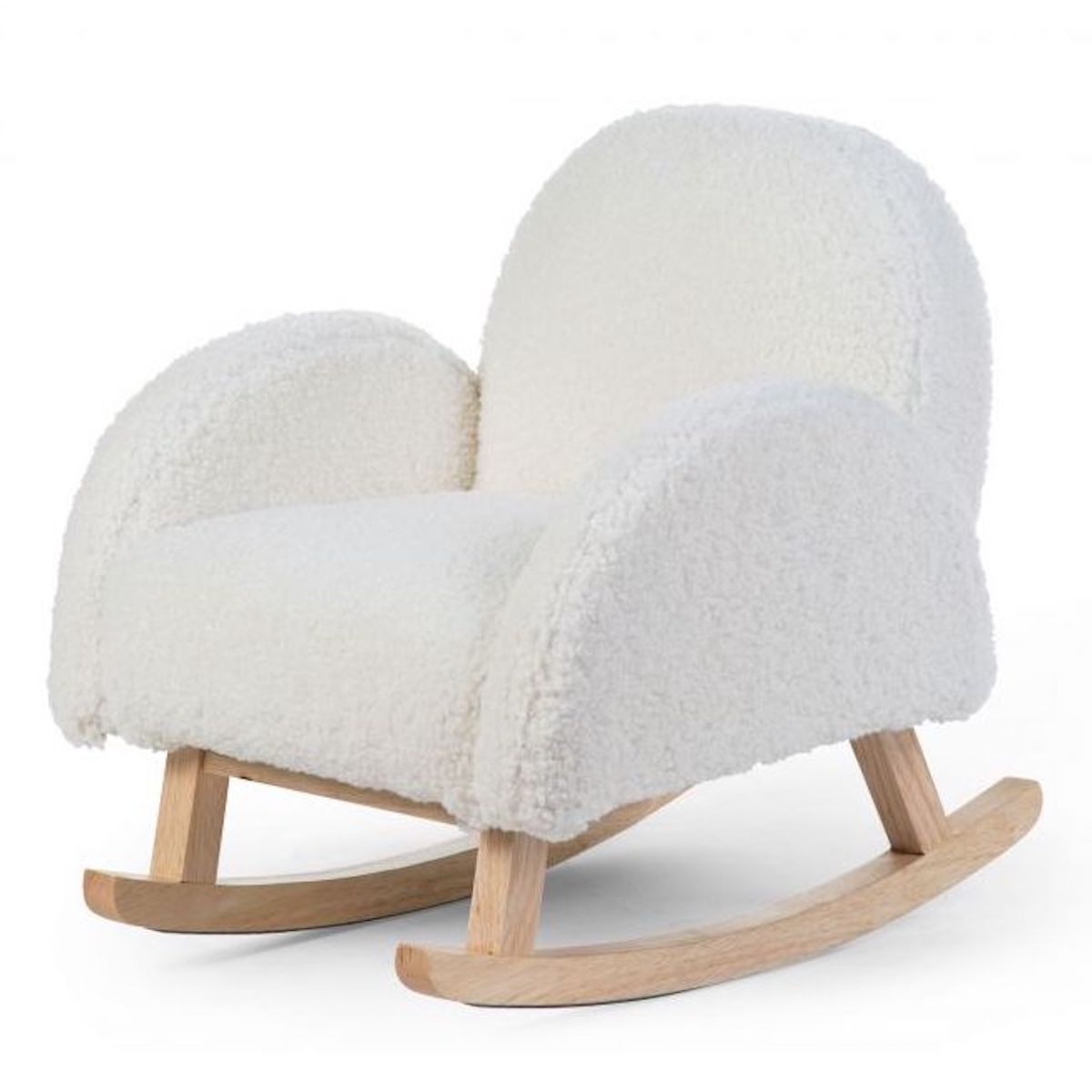 Chaise à bascule enfant Childhome teddy-offwhite