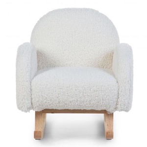 Chaise à bascule enfant Childhome teddy-offwhite
