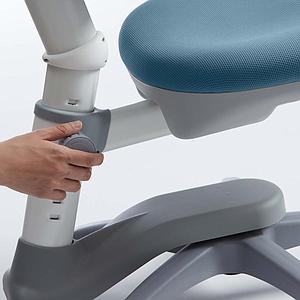 Chaise bureau 7-12Y VERTO Flexa light blue