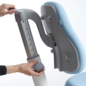 Chaise bureau 7-12Y VERTO Flexa light blue