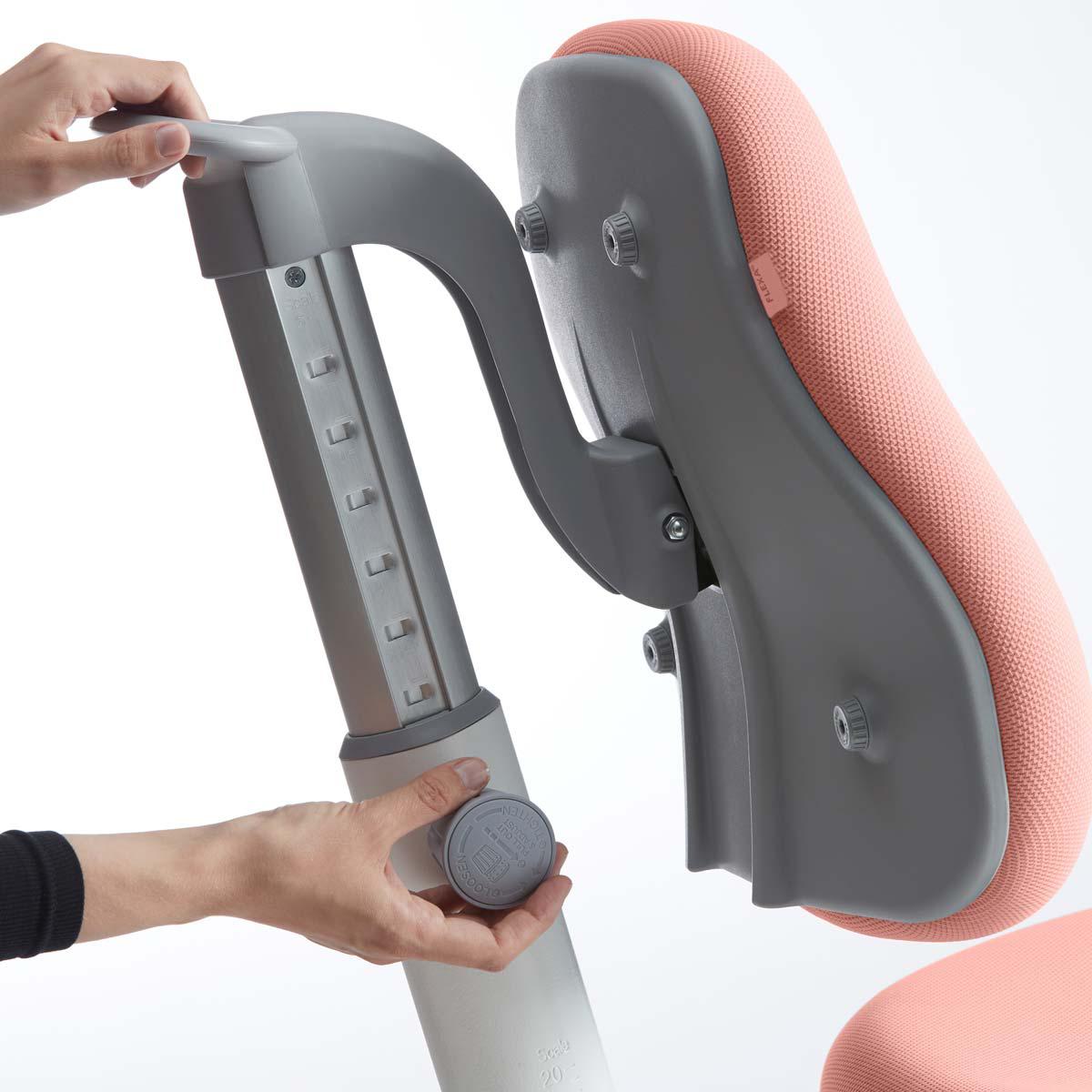 Chaise bureau 7-12Y VERTO Flexa light rose