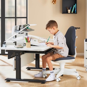 Chaise de bureau enfants-adolescents JOOKI Paidi bleu clair-blanc