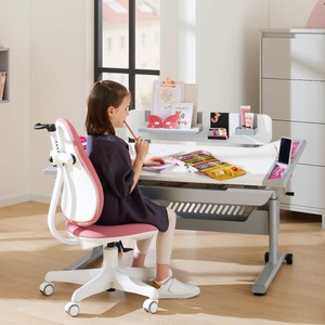 Chaise de bureau enfants-adolescents JOOKI Paidi framboise-blanc