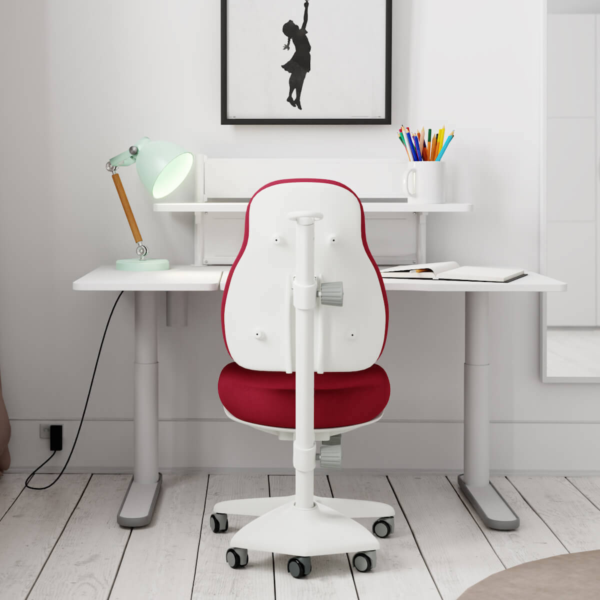 Chaise de bureau ERGO Lifetime Gris Clair