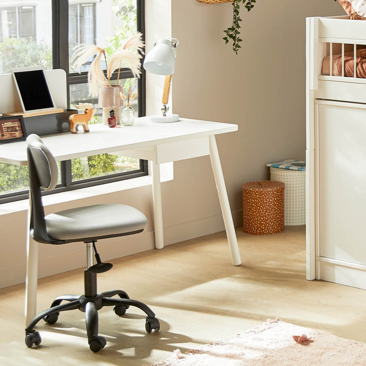 Chaise de bureau SUNNY Lifetime Rouge Foncé