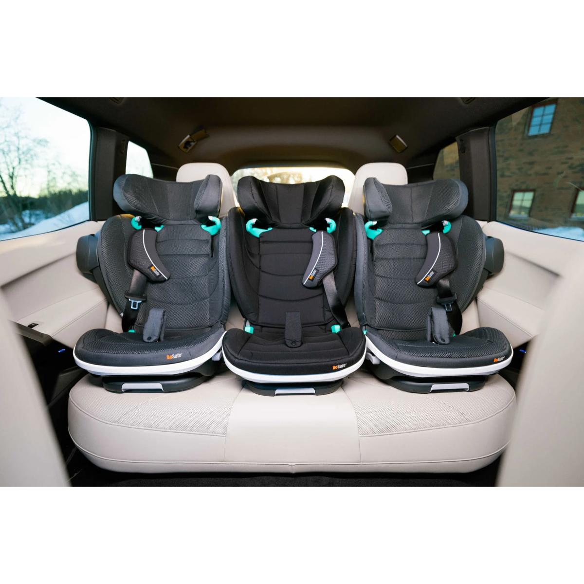 Chaise élévatrice FLEX FIX 2 i-Size Besafe anthracite mesh