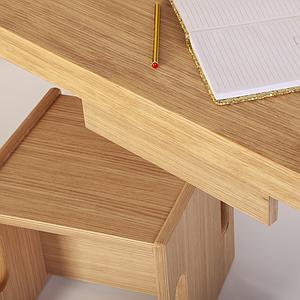 Chaise enfant convertible KASVA chêne