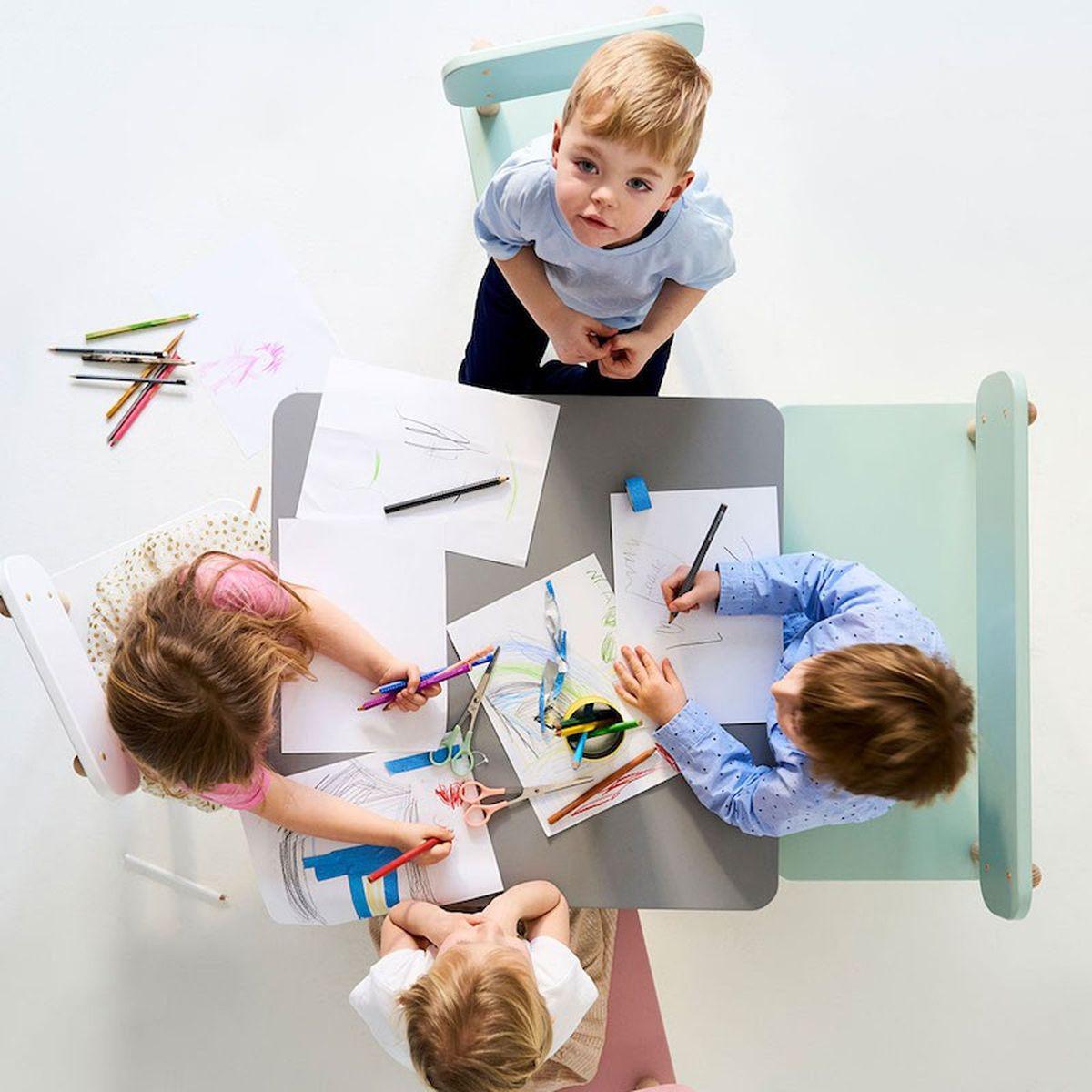 Chaise enfant DOTS Flexa blanc