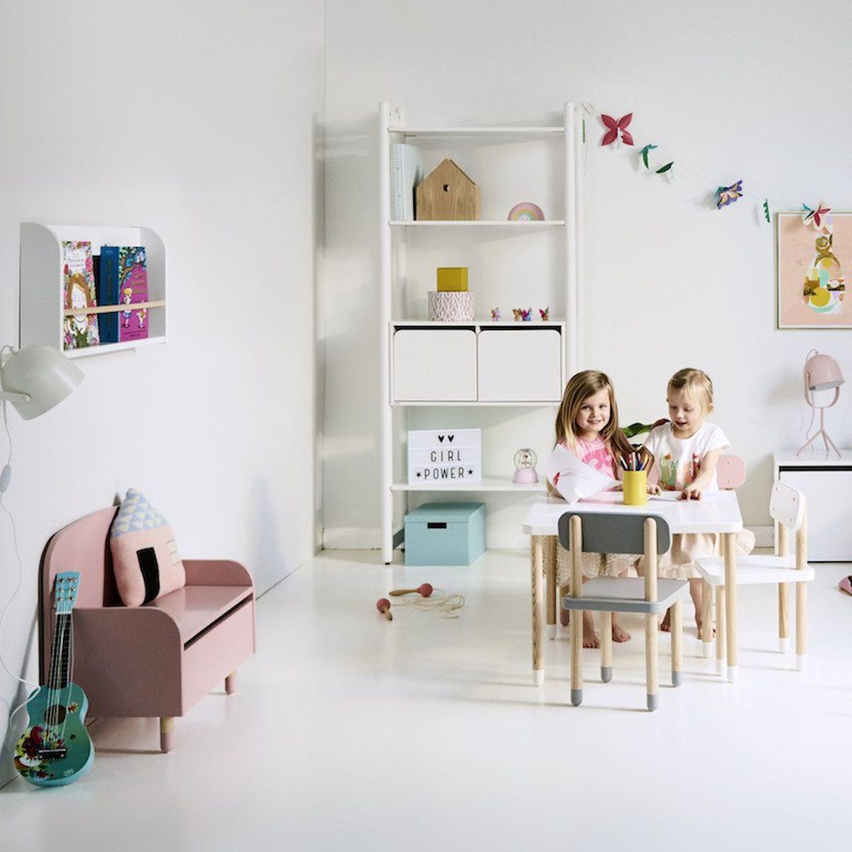 Chaise enfant DOTS Flexa blanc