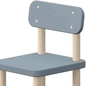Chaise enfant DOTS Flexa bleu