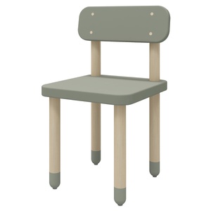 Chaise enfant DOTS Flexa Naturalgreen