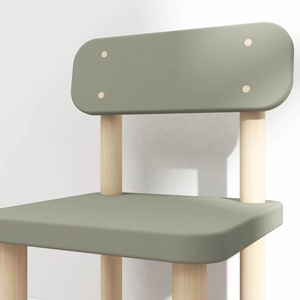 Chaise enfant DOTS Flexa Naturalgreen